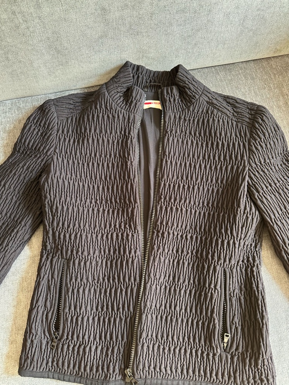 Vintage Prada Plissed Elegant Soft Jacket / SS2009